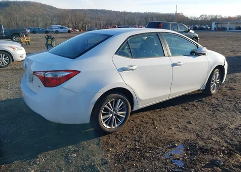 2014 Toyota Corolla Le Plus from USA, damaged, VIN 2T1BURHE2EC136290